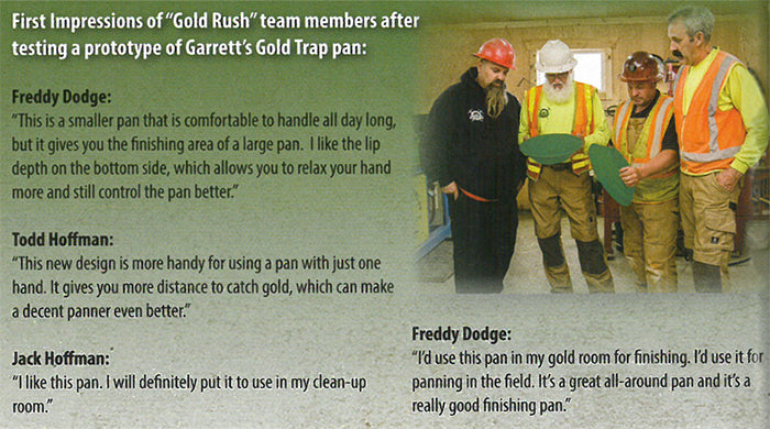 Garrett 14" Gold Trap Gold Pan
